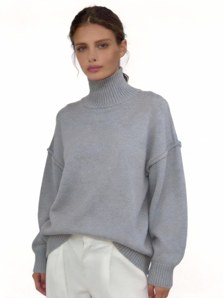 Women's Essential High Neck Sweater