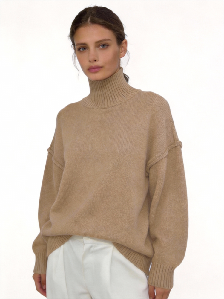 Women's Essential High Neck Sweater