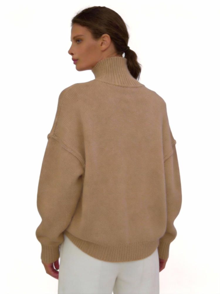 Women's Essential High Neck Sweater