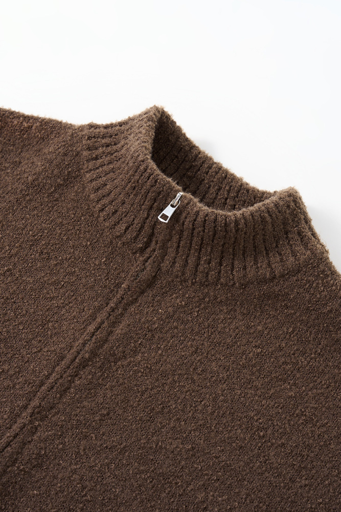 Warm knitted jacket