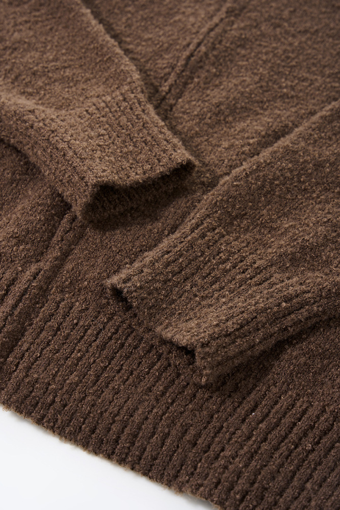 Warm knitted jacket