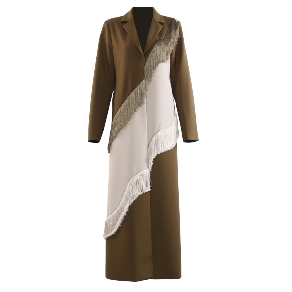 Individuality long coat jacket