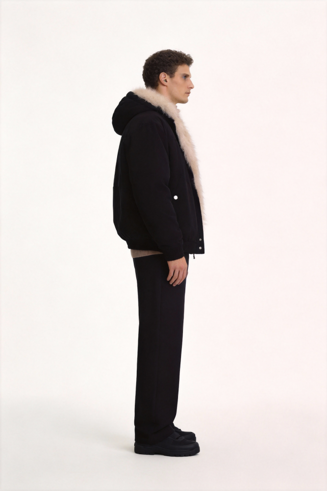 Loose fuzzy coat
