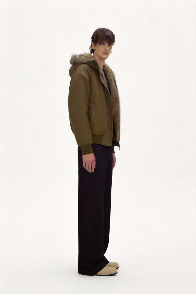 Loose and casual fleece jacket coat