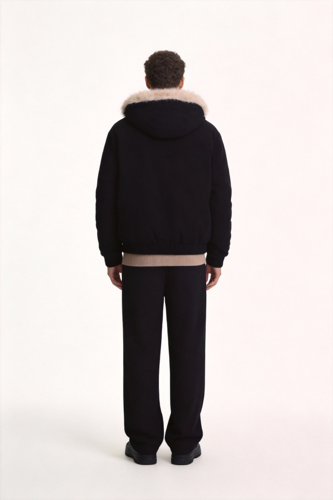 Loose fuzzy coat