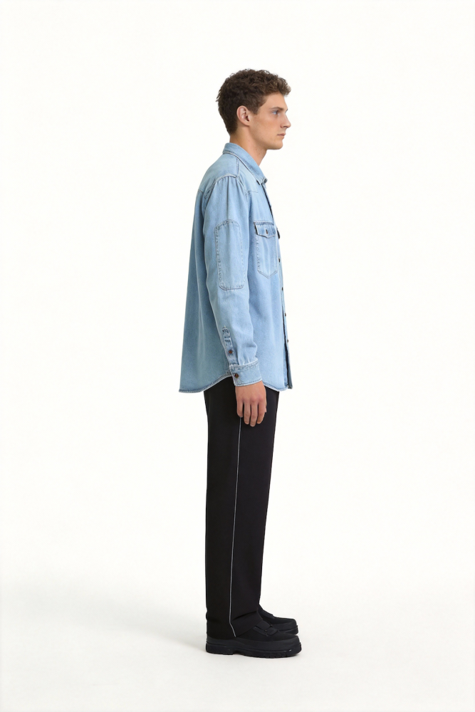 Casual denim shirt