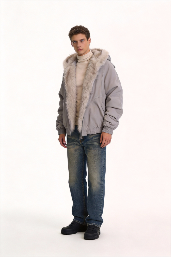 Loose fuzzy coat