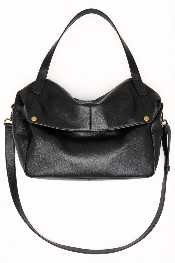 Large-capacity soft leather casual bag