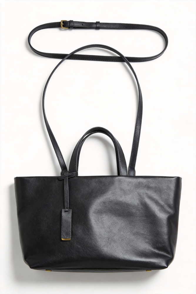 Retro soft leather shoulder bag
