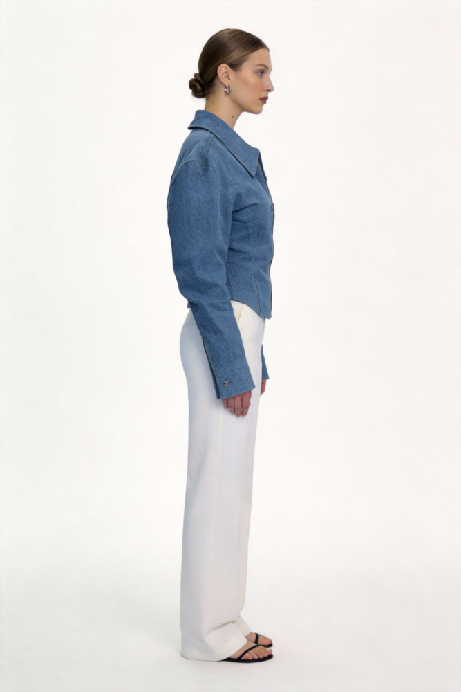Retro V-neck Coat