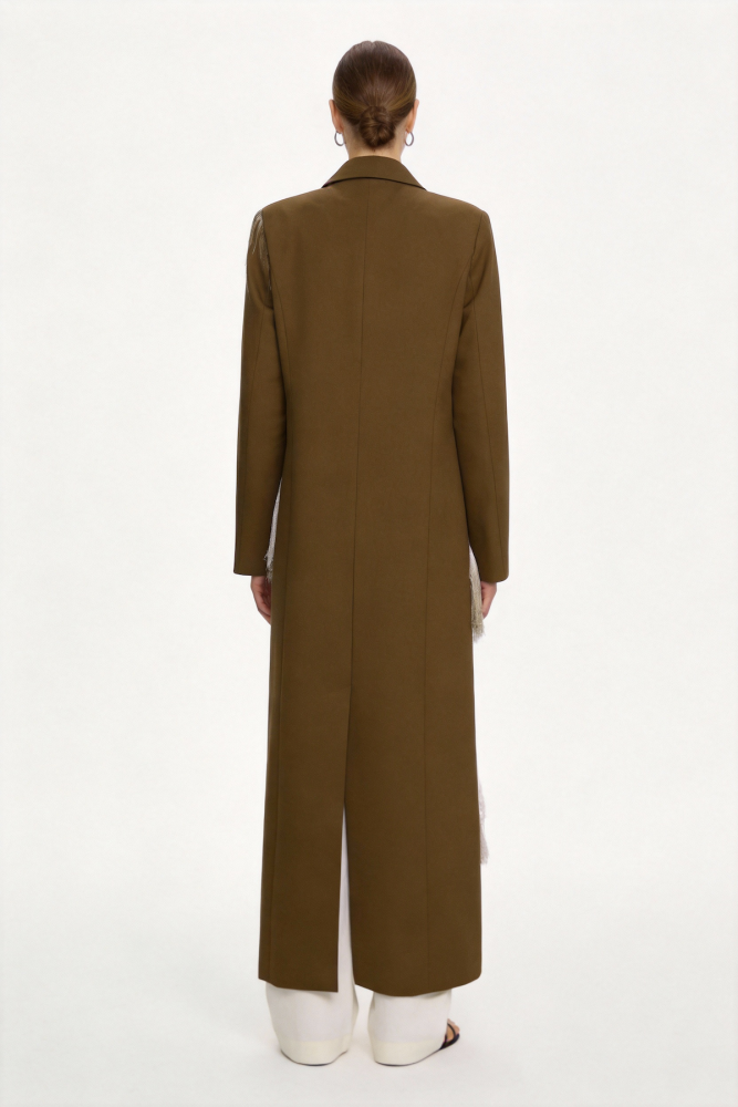 Individuality long coat jacket