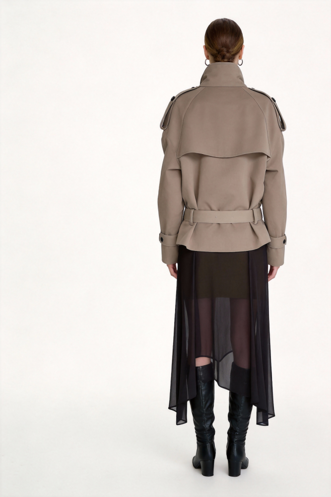 Casual versatile loose coat