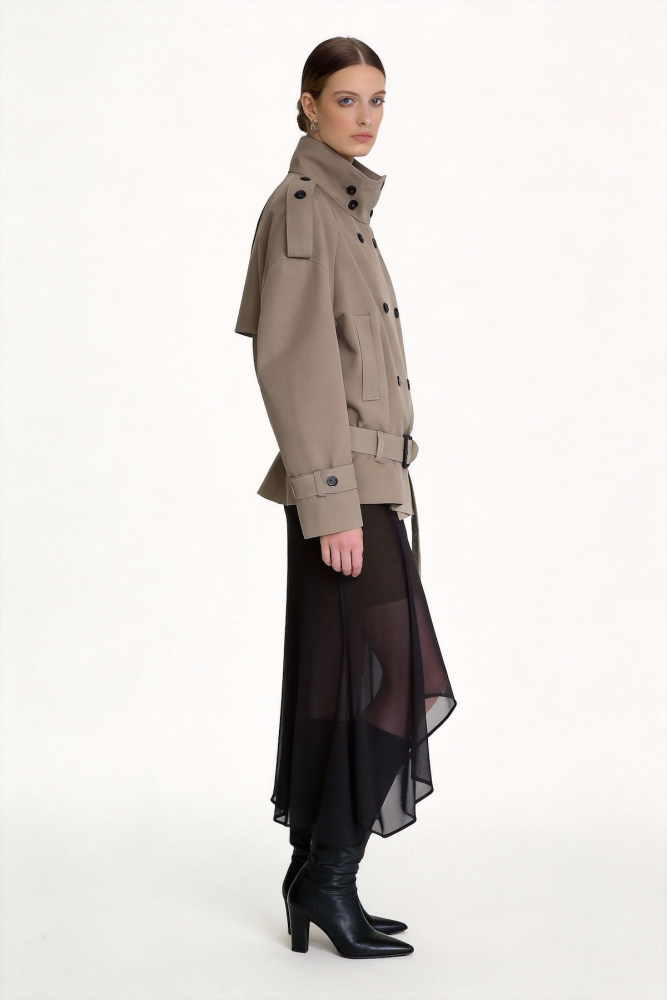 Casual versatile loose coat
