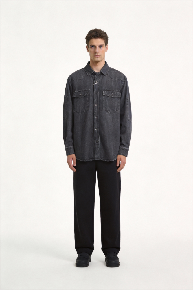 Casual denim shirt
