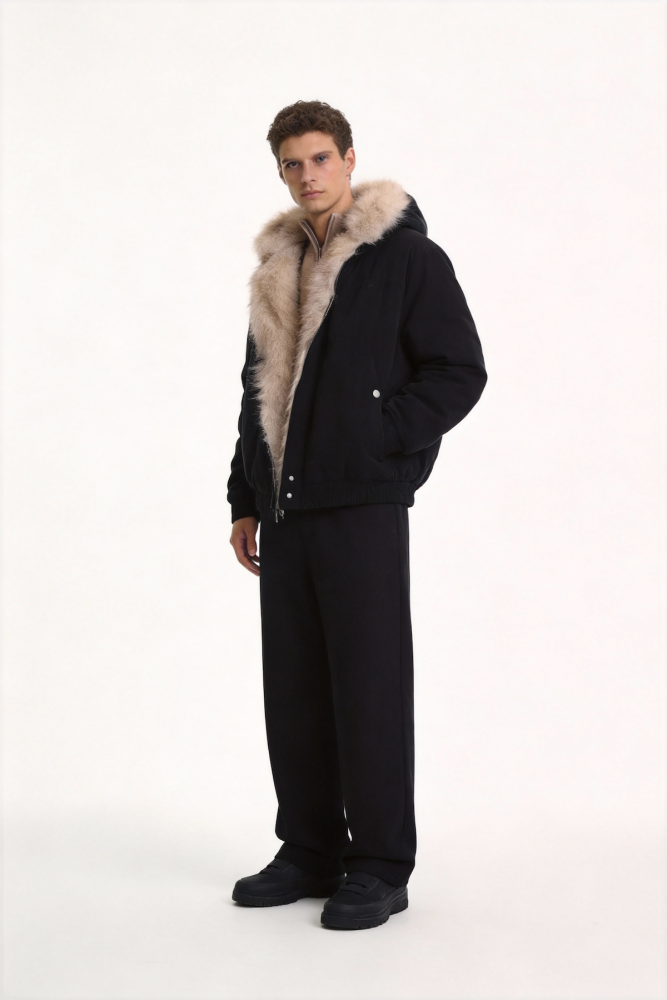 Loose fuzzy coat