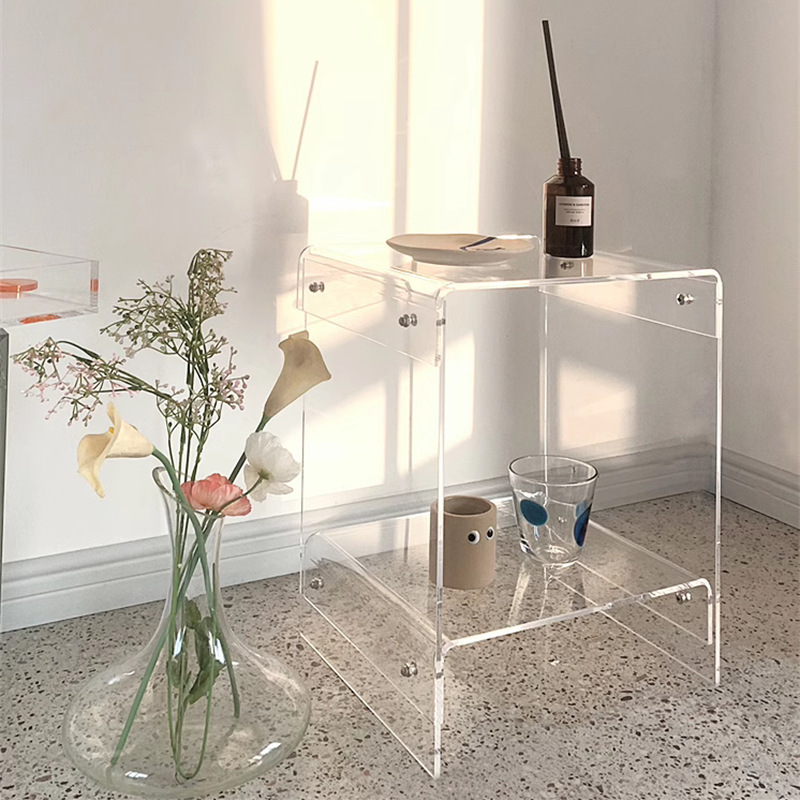 Acrylic Coffee Table - Nordic Clarity