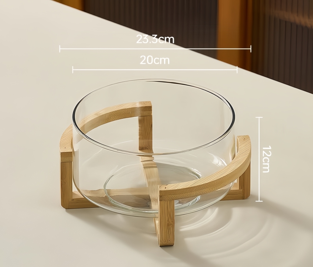 Salad Bowl - Wooden Base