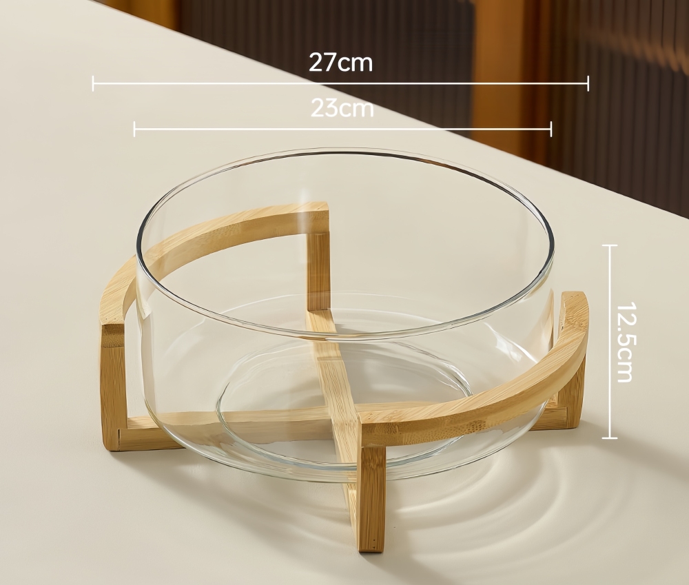 Salad Bowl - Wooden Base