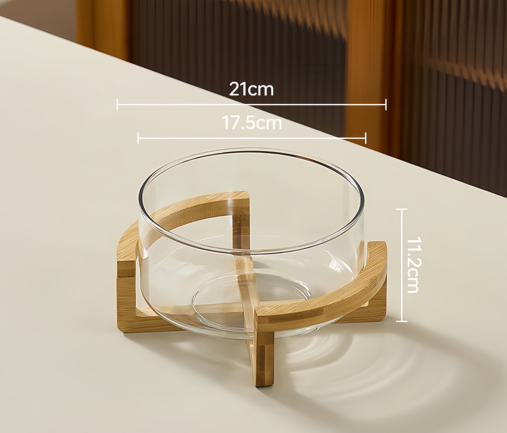 Salad Bowl - Wooden Base