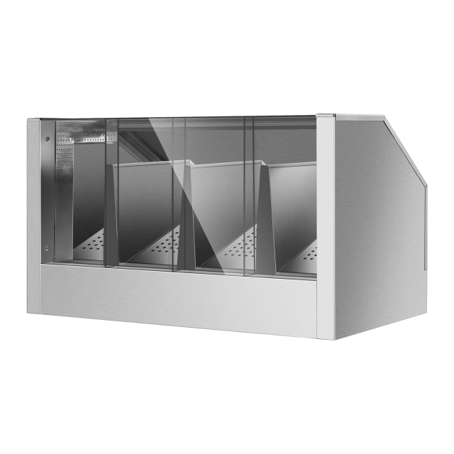 Model BR-8356-1200-4 Commercial Popcorn Warming Box