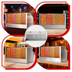 Model BR-8356-1200-4 Commercial Popcorn Warming Box