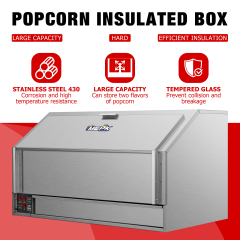 Model BR-8356-1200-4 Commercial Popcorn Warming Box