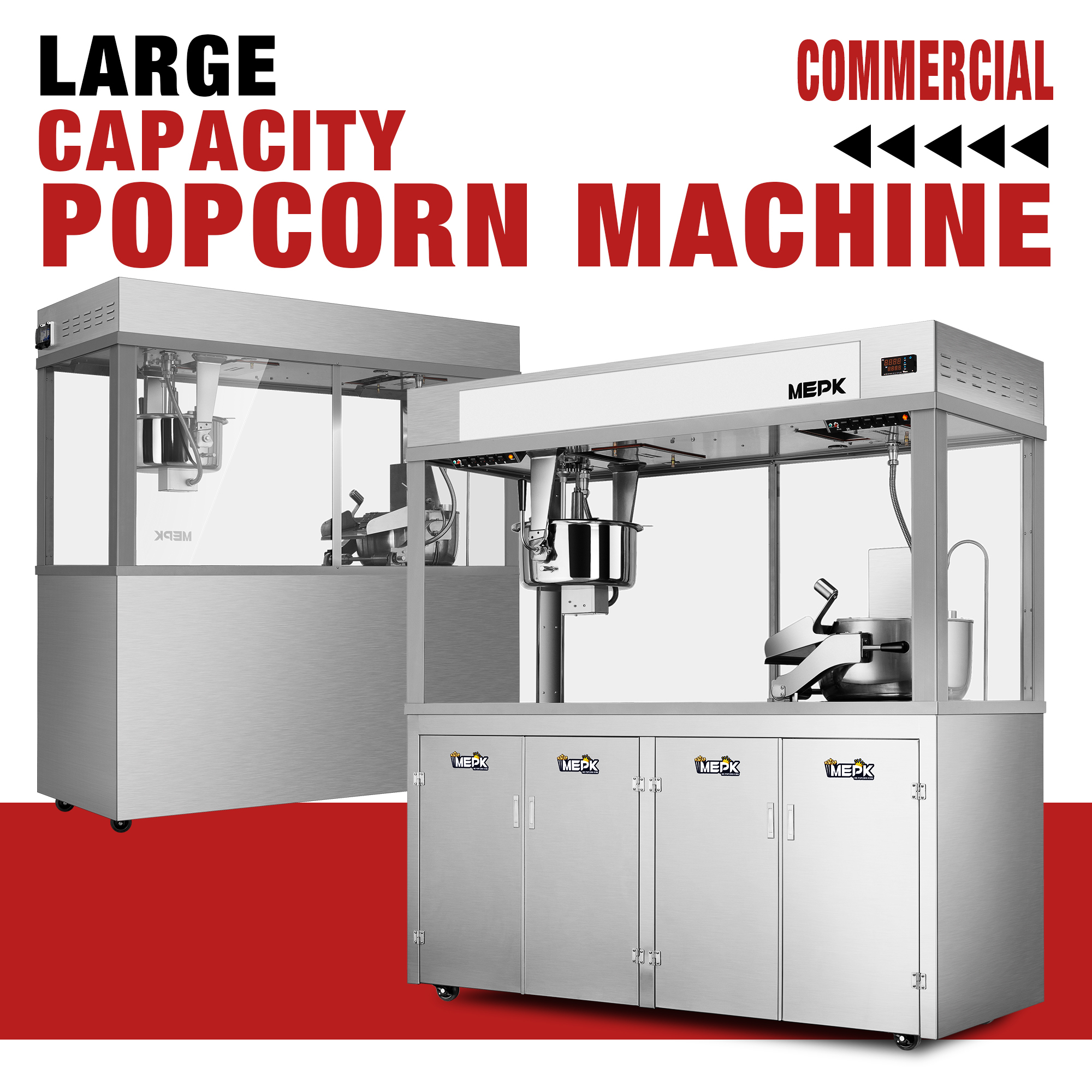 Model BR-8334 Large-scale Commercial Popcorn Machine