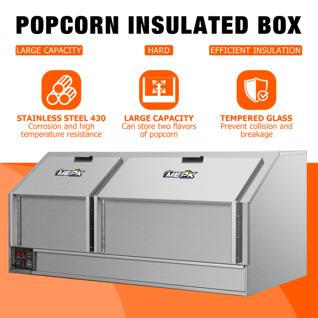 Model BR-8356-1500-5 Commercial Large-capacity Popcorn Warming Box