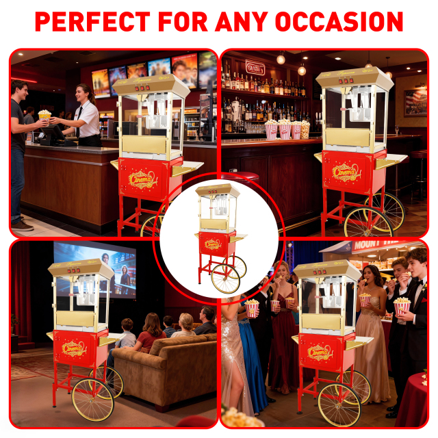 Model 1001 Dual Use Popcorn Machine for Home & Commercial