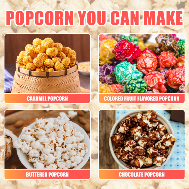 Model 1201 Dual Use Popcorn Machine for Home & Commercial