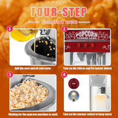 Model 1201 Dual Use Popcorn Machine for Home & Commercial