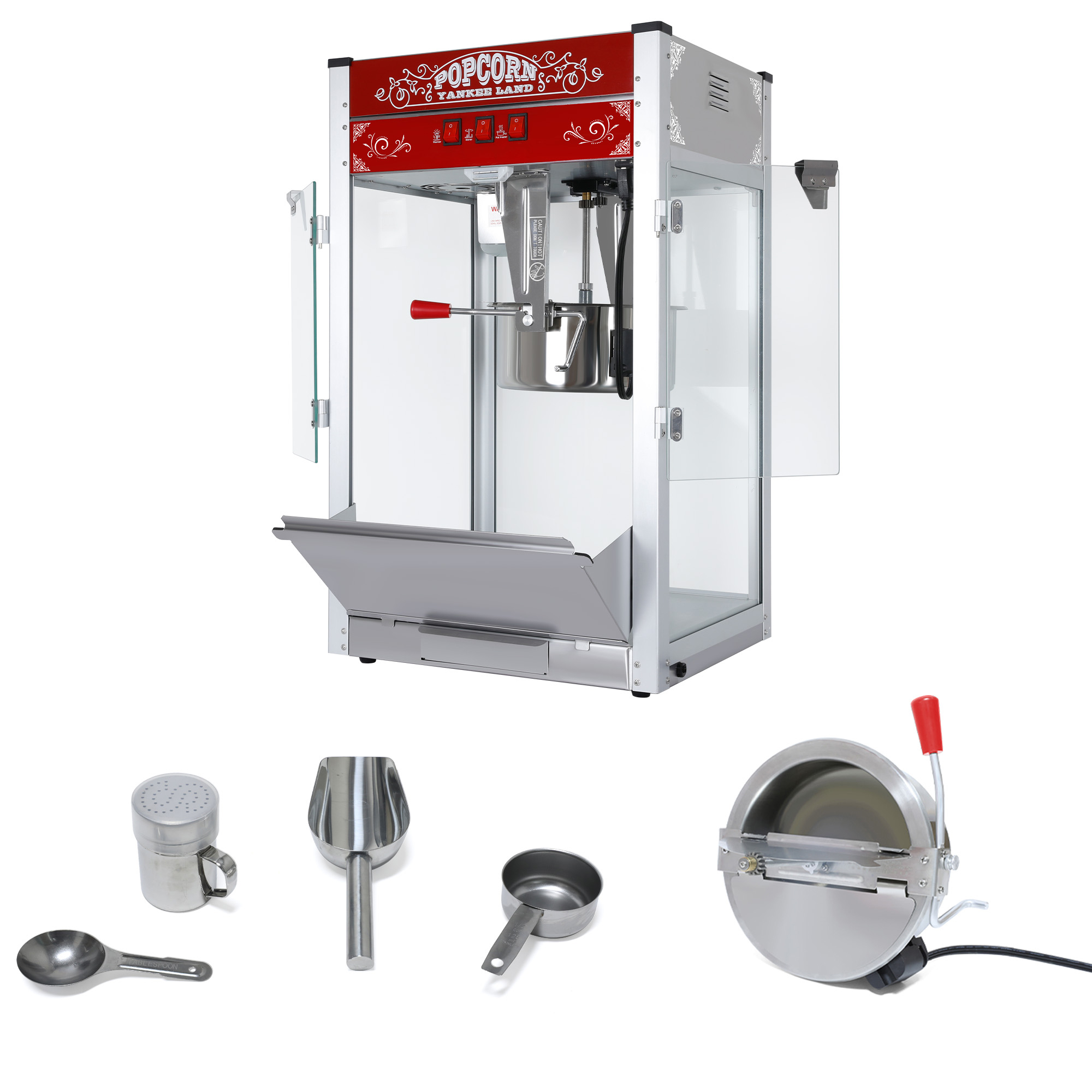 Model 1201 Dual Use Popcorn Machine for Home & Commercial