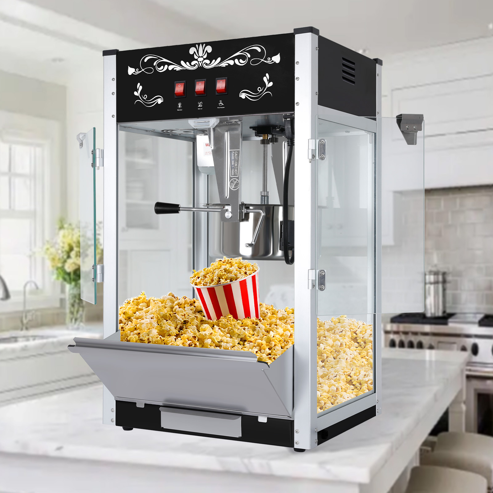 Model 1204 Dual Use Popcorn Machine for Home & Commercial