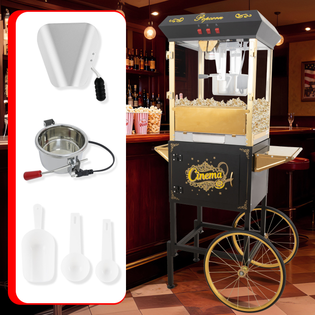 Model 1002 Dual Use Popcorn Machine for Home & Commercial