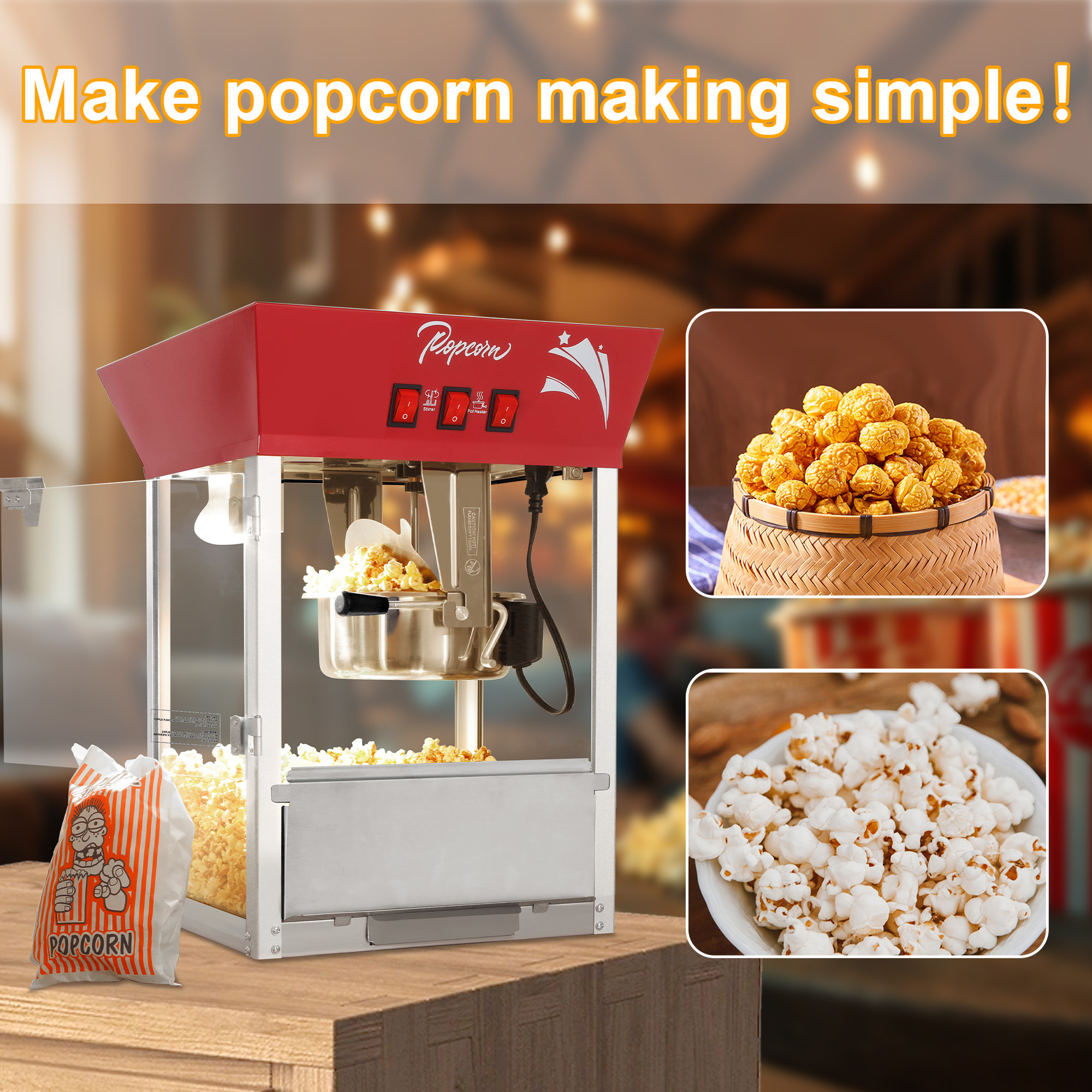 Model 824 Household Popcorn Maker