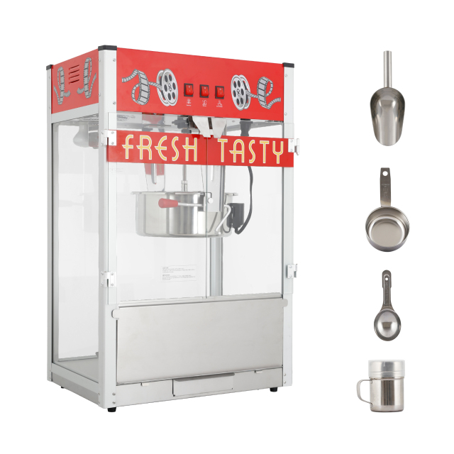 Commercial Popcorn Machine 1601 1600W High Capacity
