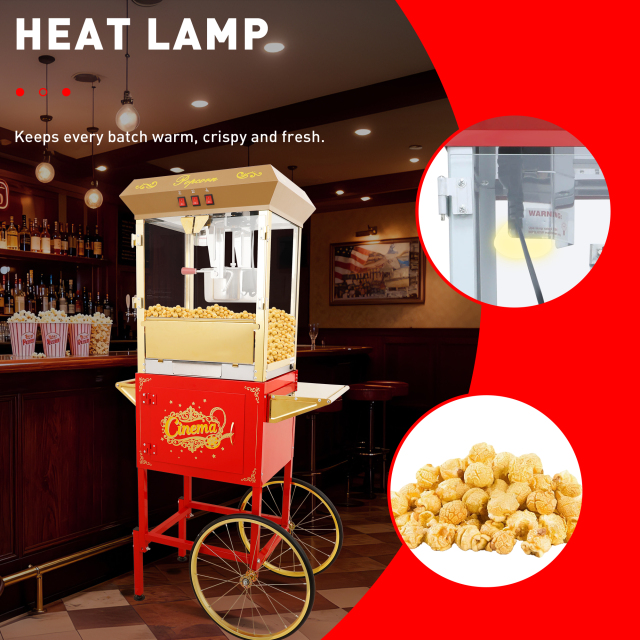 Model 1001 Dual Use Popcorn Machine for Home & Commercial