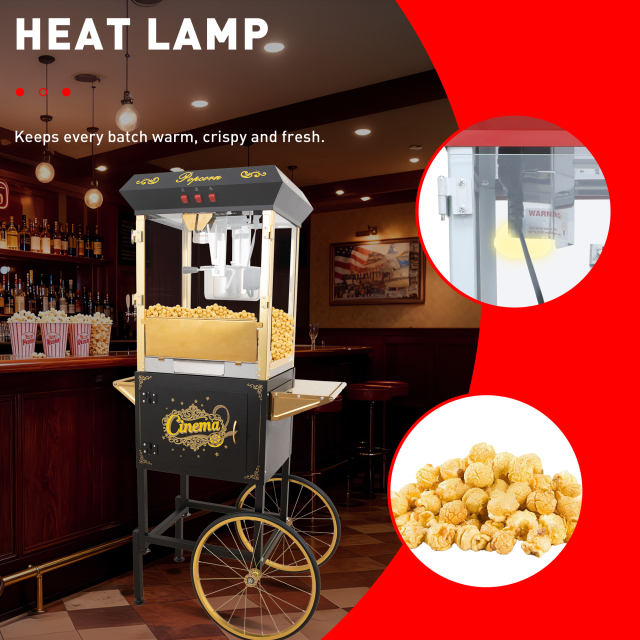 Model 1002 Dual Use Popcorn Machine for Home & Commercial