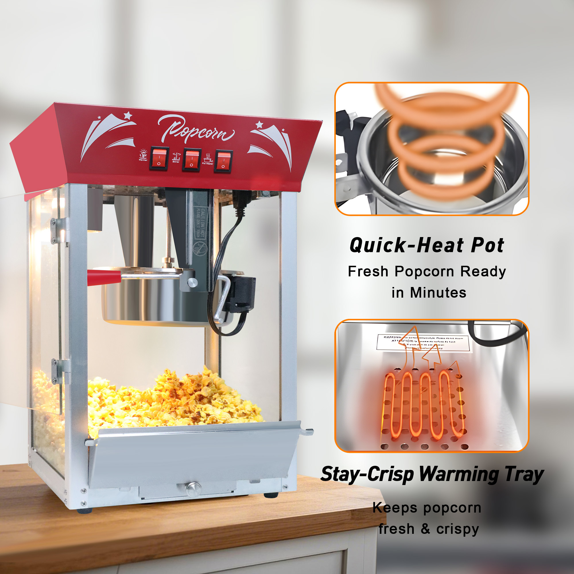 Model 824 Household Popcorn Maker
