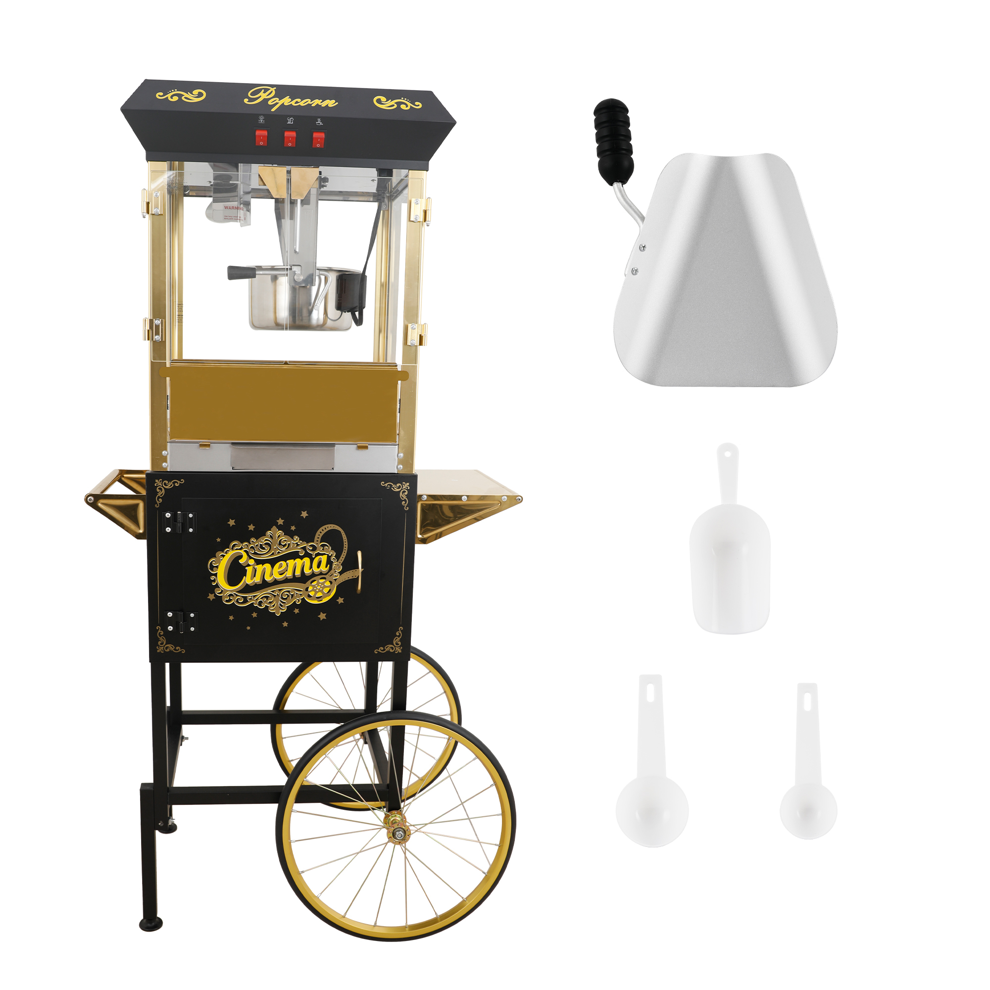 Model 1002 Dual Use Popcorn Machine for Home & Commercial
