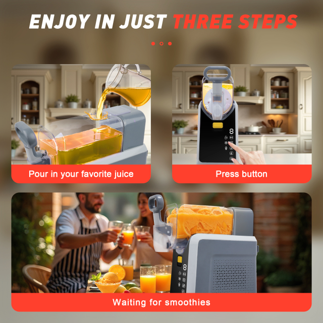 Model TTSM-A01C Slushie Machine Slushy Machine for Home No ice Needed
