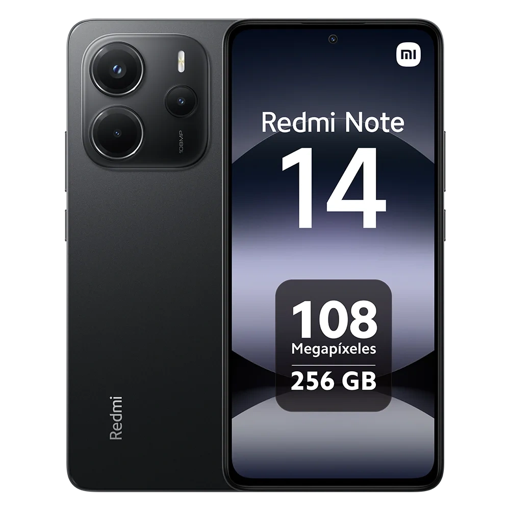 Xiaomi Redmi Note 14 4G Versión Global 128GB/256GB MTk Helie G99-Ultra Pantalla AMOLED 6,67" 120Hz Cámara Principal 108MP, IP54, NFC