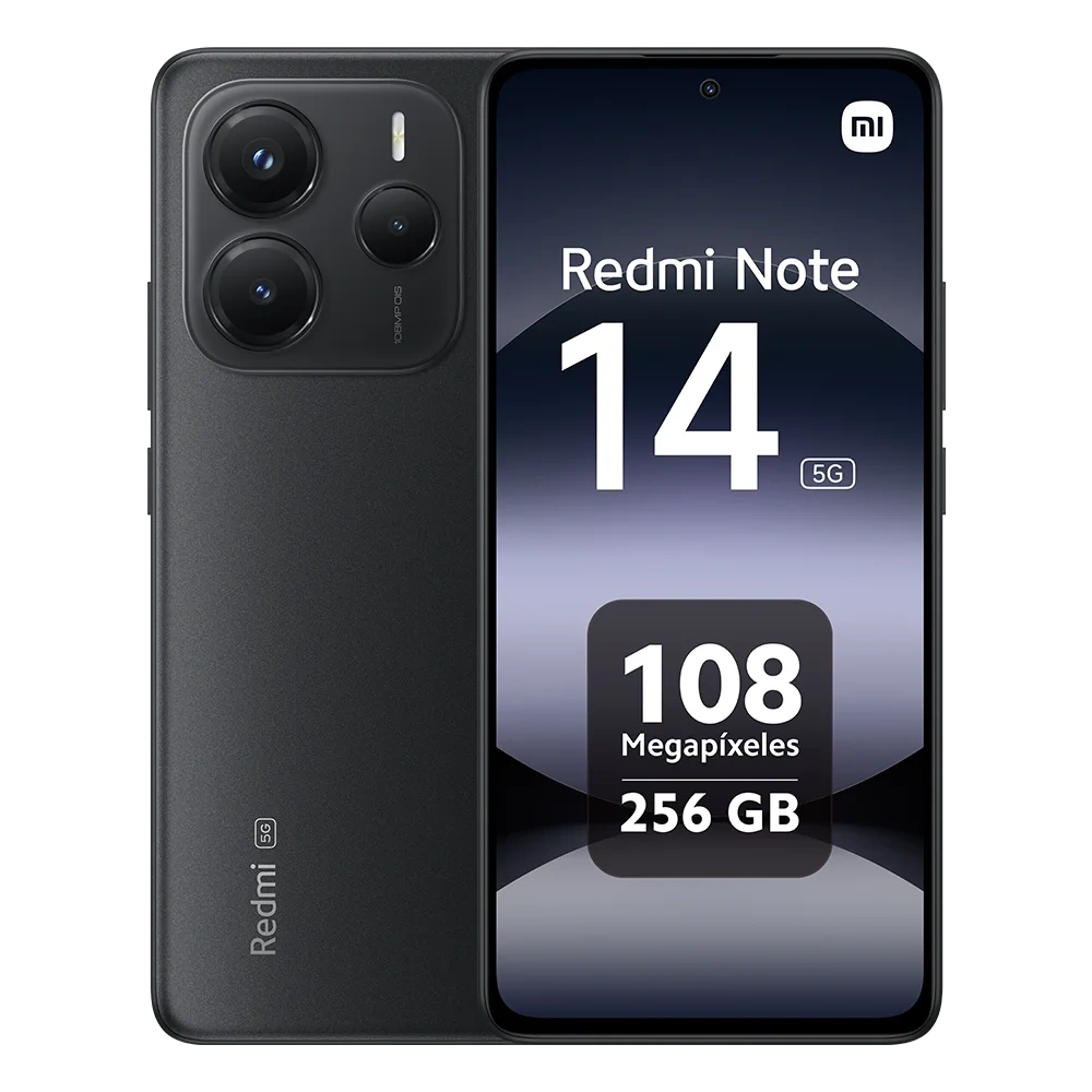 Xiaomi Redmi Note 14 5G NFC Versión Global 8+256GB Dimensity 7025-Ultra, Pantalla AMOLED 6,67", 120Hz, Cámara Principal 108MP OIS, 5110 mAh, IP64