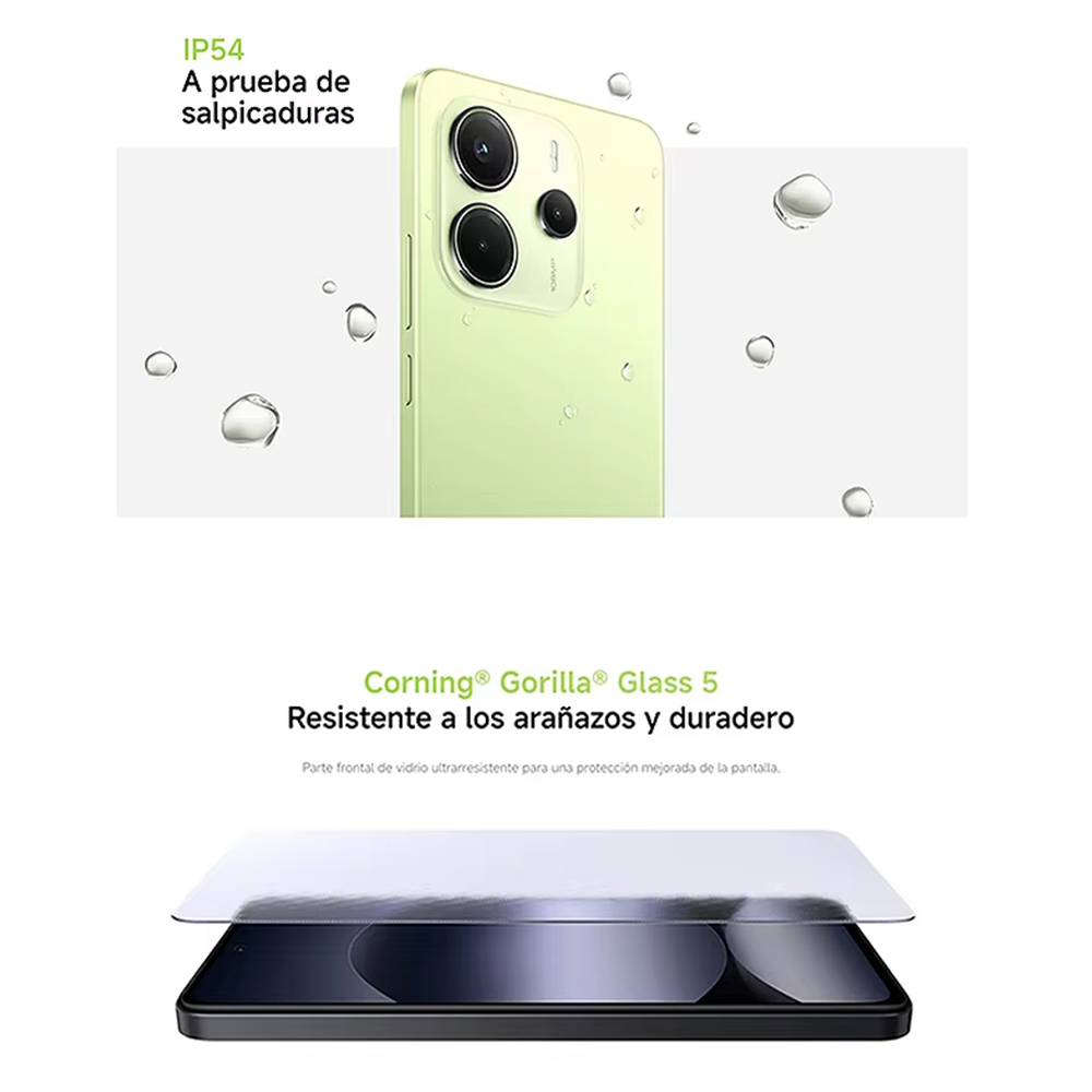 Xiaomi Redmi Note 14 4G Versión Global 128GB/256GB MTk Helie G99-Ultra Pantalla AMOLED 6,67" 120Hz Cámara Principal 108MP, IP54, NFC