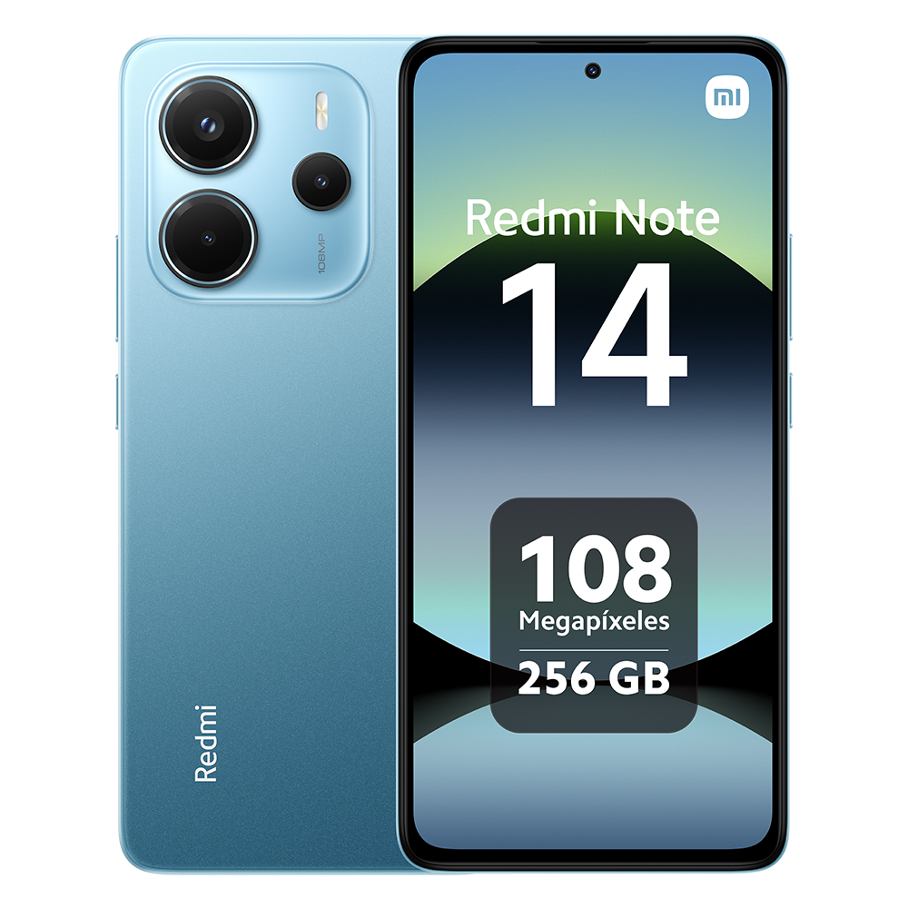Xiaomi Redmi Note 14 4G Versión Global 128GB/256GB MTk Helie G99-Ultra Pantalla AMOLED 6,67" 120Hz Cámara Principal 108MP, IP54, NFC