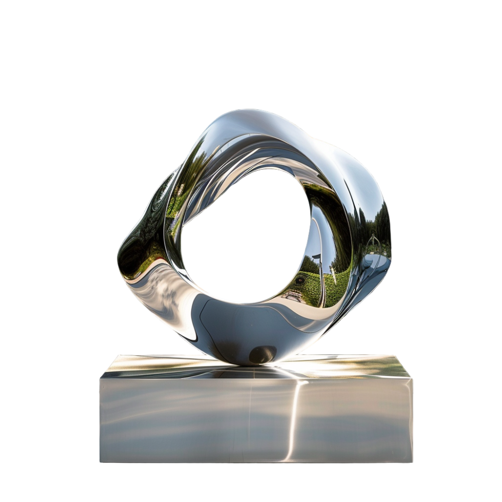 Permium Modern art circular abstract sculpture