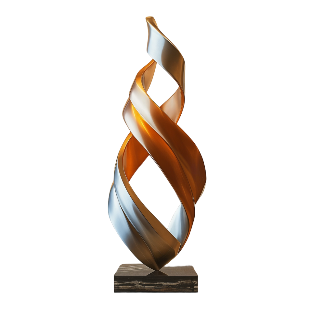 Premium Stainless steel abstract sculptures suitable for indoor and luxury hotels