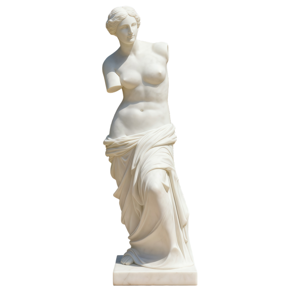 PREMIUM Sculpture  Famous Life Size Venus De Milo Marble Statue
