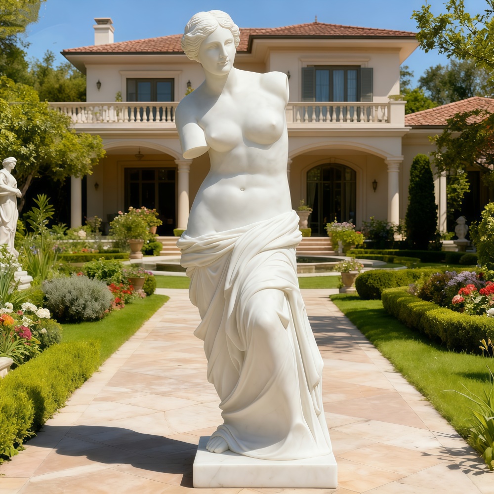 PREMIUM Sculpture  Famous Life Size Venus De Milo Marble Statue