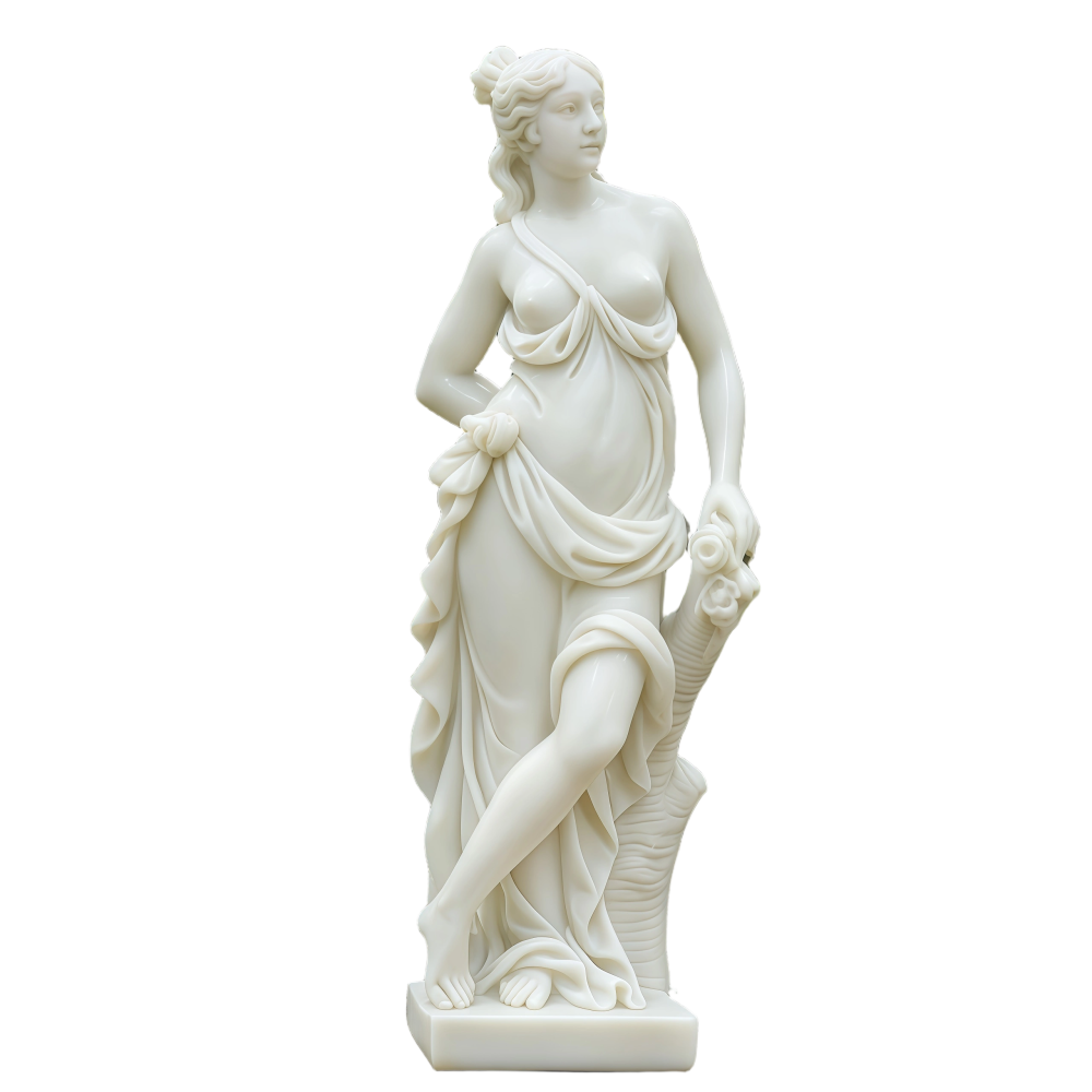 PREMIUM Marble Statue Standing Christina Sculpture for house garden decor